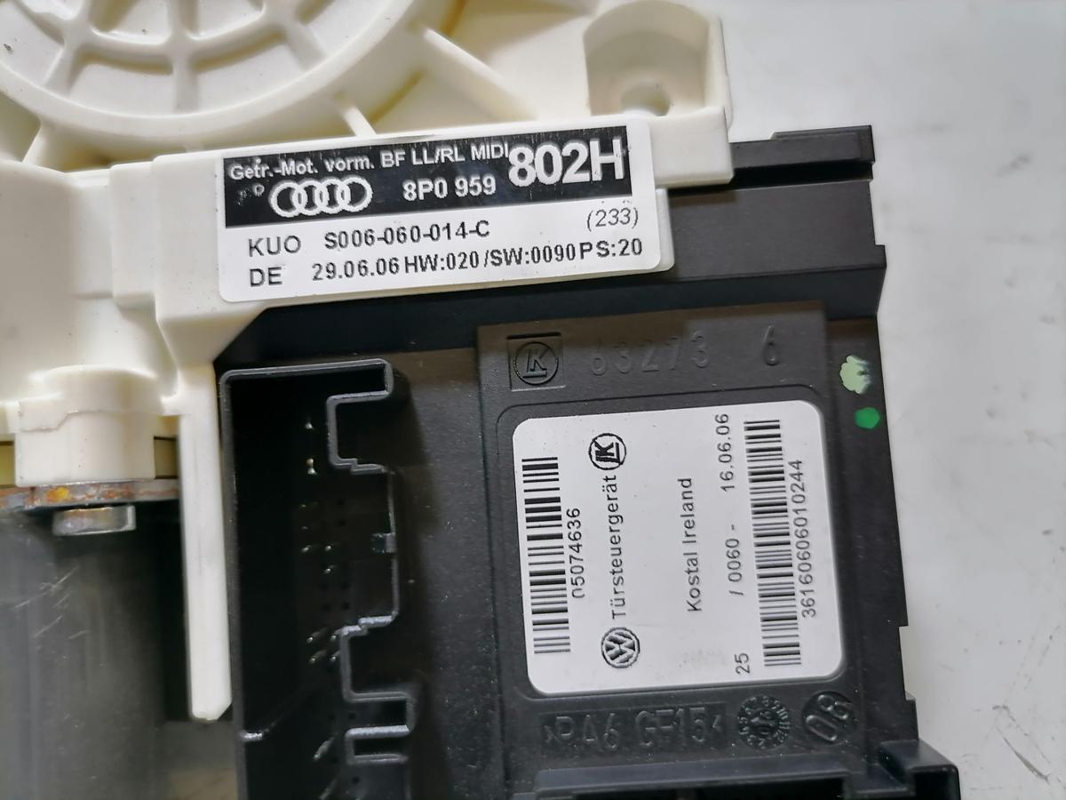 Audi A3 8P original Fensterhebermotor vorn rechts Bj.2007